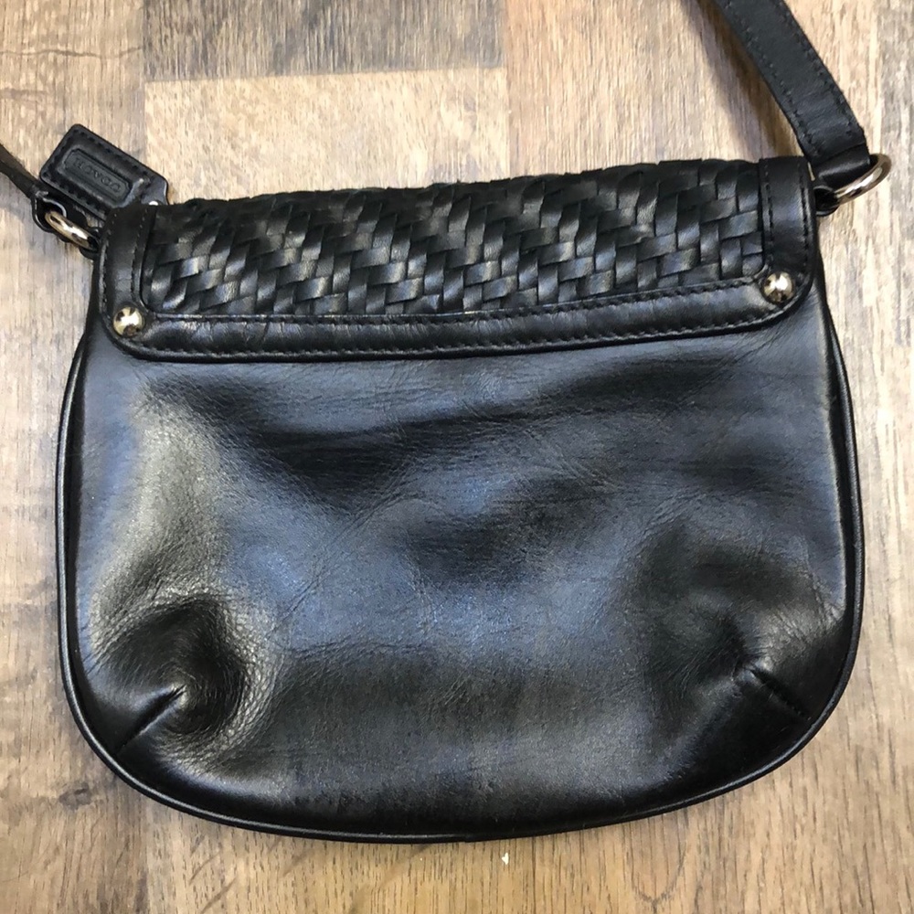 COACH Black Leather Crossbody Bag - Picture 3 of 8